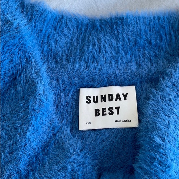 Aritzia Sunday Best Blue Sweater - Picture 2 of 2